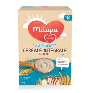 Cereale Integrale cu mere Vise Placute , +8 luni, 250 g, Milupa
