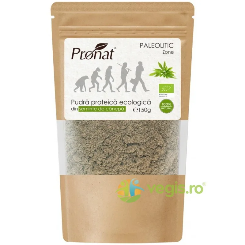 Pudra Proteica din Seminte de Canepa Ecologica/Bio 150g PRONAT — preț și oferte