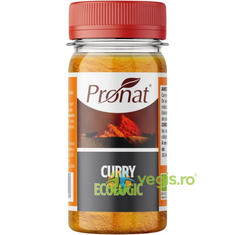Curry Ecologic/Bio 50g PRONAT — preț și oferte