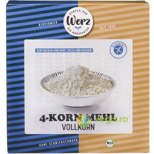 Faina Integrala din 4 Cereale fara Gluten Ecologica/Bio 500g