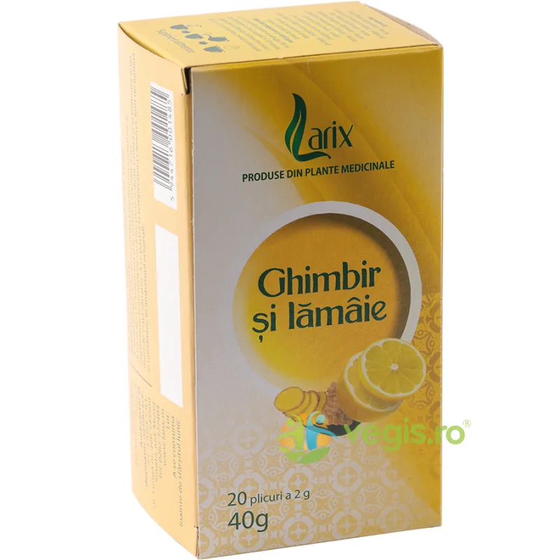 Ceai de Ghimbir si Lamaie 20dz Larix — preț și oferte