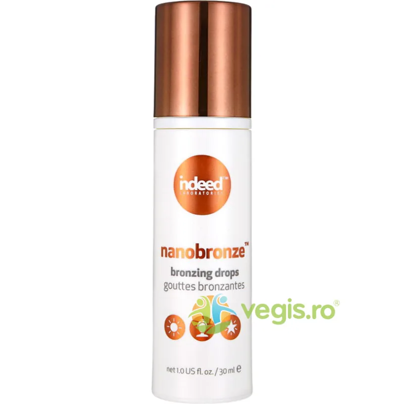 Ser Bronzant Anti-Poluare cu Protectie Blue Light Nanobronze 30ml Indeed Laboratories — preț și oferte