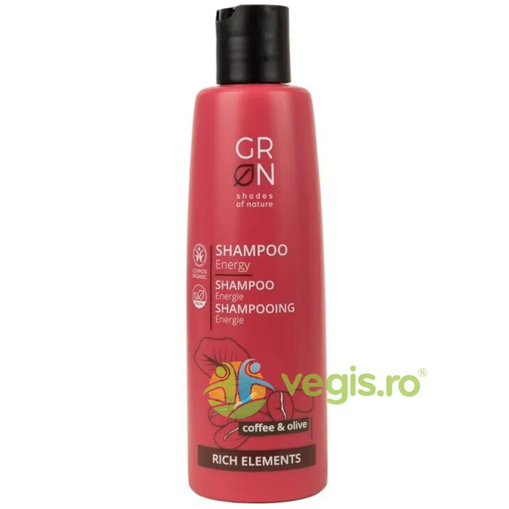 Sampon Energizant cu Cafea si Masline Rich Elements Ecologic/Bio 250ml GRN SHADES OF NATURE — preț și oferte