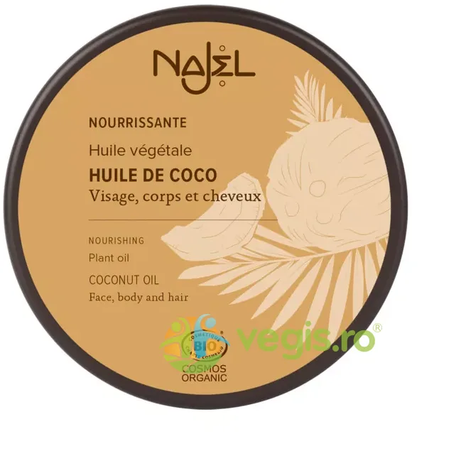 Ulei de Cocos Presat la Rece Bio 100g NAJEL — preț și oferte