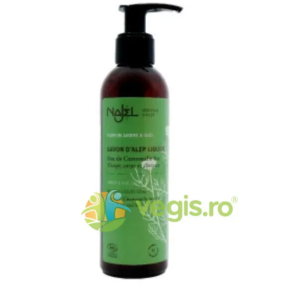 Sapun Lichid cu Aroma de Ambra si Oud 200ml NAJEL — preț și oferte