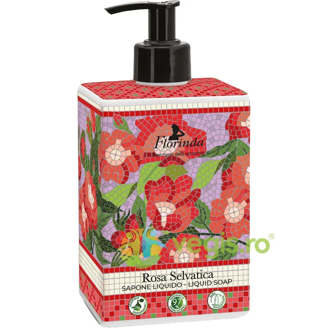 Sapun Lichid Vegetal cu Parfum de Trandafir Salbatic La Dispensa 500ml — preț și oferte
