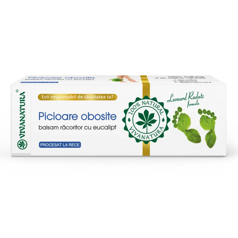 Balsam pentru picioare obosite, 75 ml, VivaNatura — preț și oferte