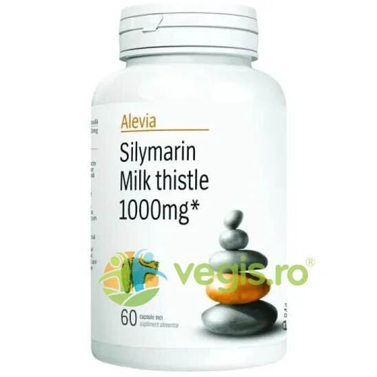 Silymarin Milk Thistle 1000mg 60cps ALEVIA — preț și oferte