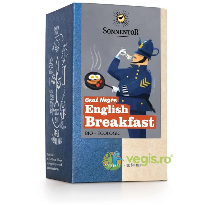 Ceai Negru English Breakfast Ecologic/Bio 18dz SONNENTOR — preț și oferte