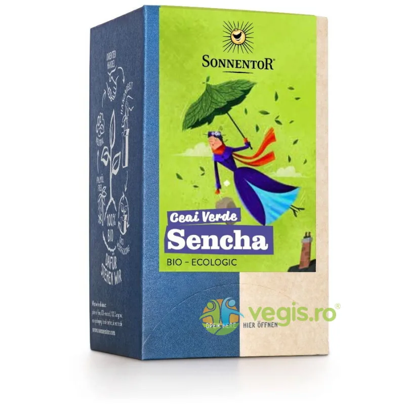 Ceai Verde Sencha Ecologic/Bio 18dz SONNENTOR — preț și oferte