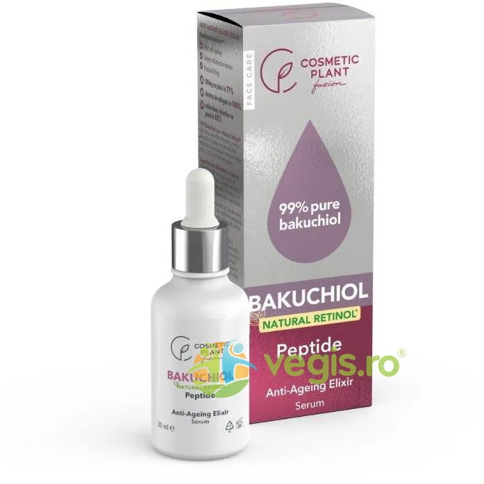 Ser Elixir Antirid cu 99% Bakuchiol si Peptide 30ml COSMETIC PLANT — preț și oferte