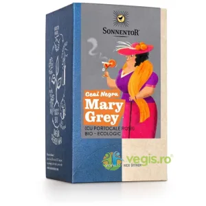 Ceai Negru cu Portocale Rosii Mary Grey Ecologic/Bio 18dz