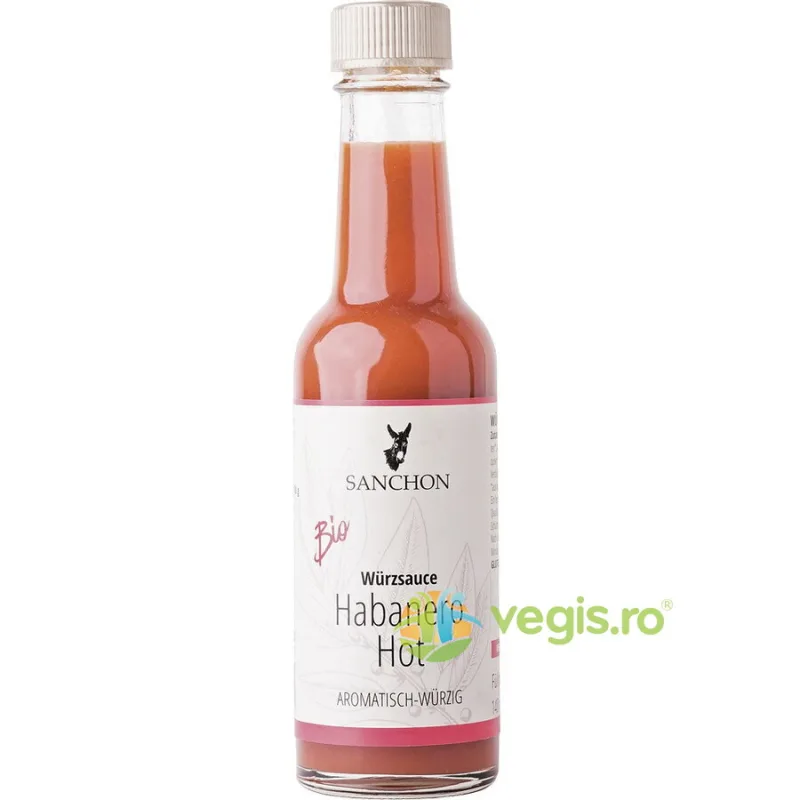 Sos Iute cu Chili Habanero Ecologic/Bio 140ml SANCHON — preț și oferte