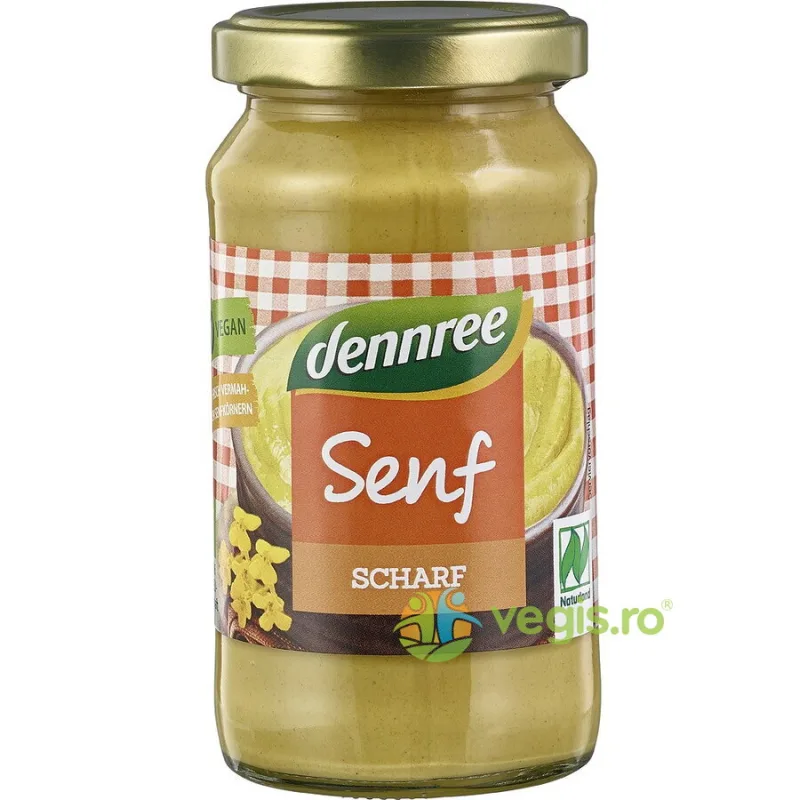 Mustar Picant Ecologic/Bio 200ml Dennree — preț și oferte