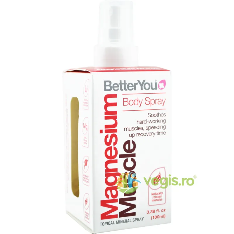 Spray de Corp cu Magneziu pentru Muschi 100ml BETTER YOU — preț și oferte