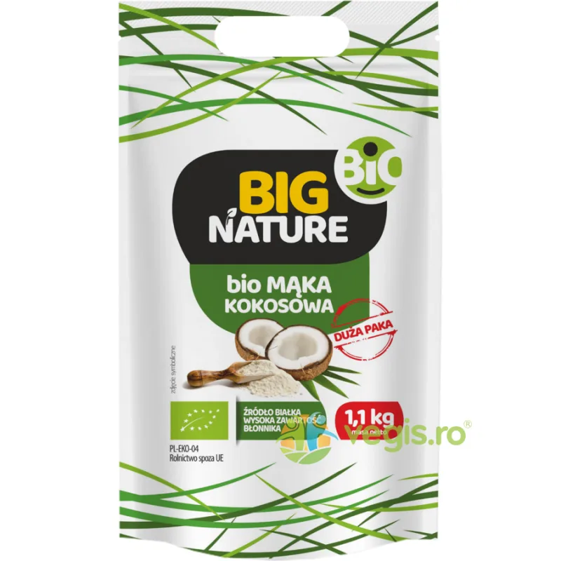 Faina de Cocos Ecologica/Bio 1.1kg BIG NATURE — preț și oferte