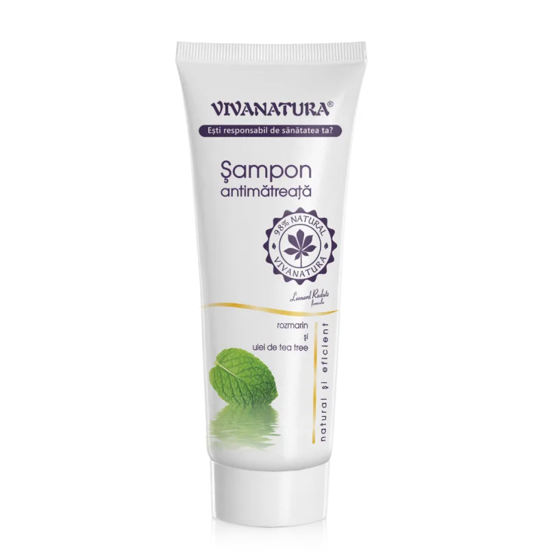 Sampon antimatreata rozmarin si ulei de tea-tree, 250 ml, Vivanatura — preț și oferte