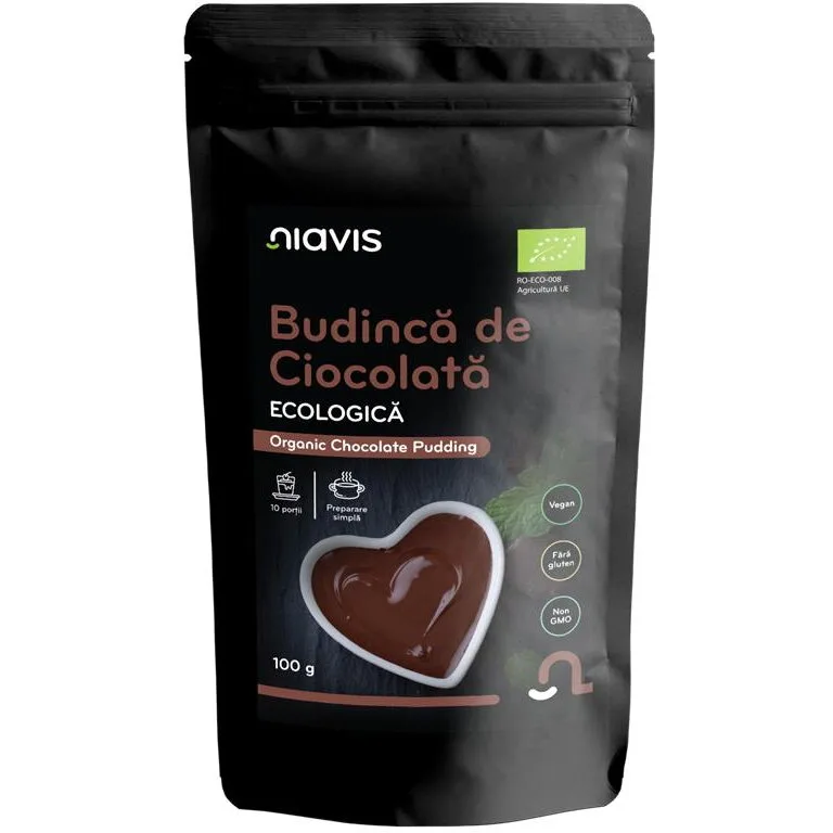 Budinca de Ciocolata fara Gluten Ecologica/Bio 100g NIAVIS — preț și oferte