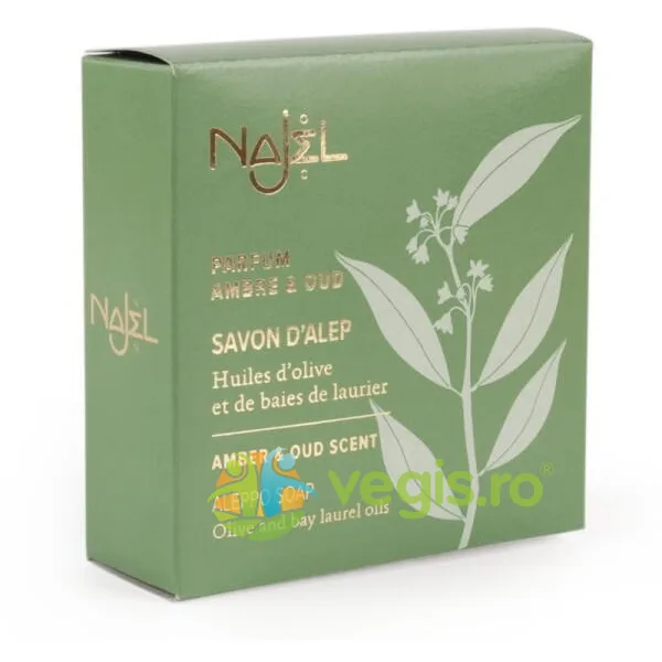 Sapun de Alep Oriental cu Ambra si Lemn de Agar 150g NAJEL — preț și oferte