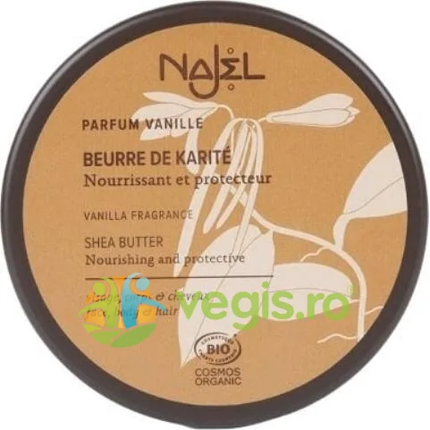 Unt de Shea cu Aroma de Vanilie Bio 100g NAJEL — preț și oferte