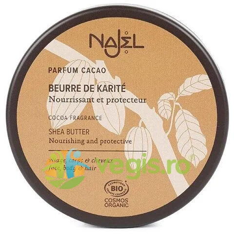 Unt de Shea cu Aroma de Cacao Ecologic/Bio 100g NAJEL — preț și oferte