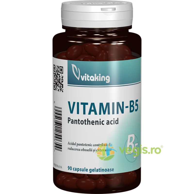 Acid Pantotenic B5 200mg 90cps VITAKING — preț și oferte