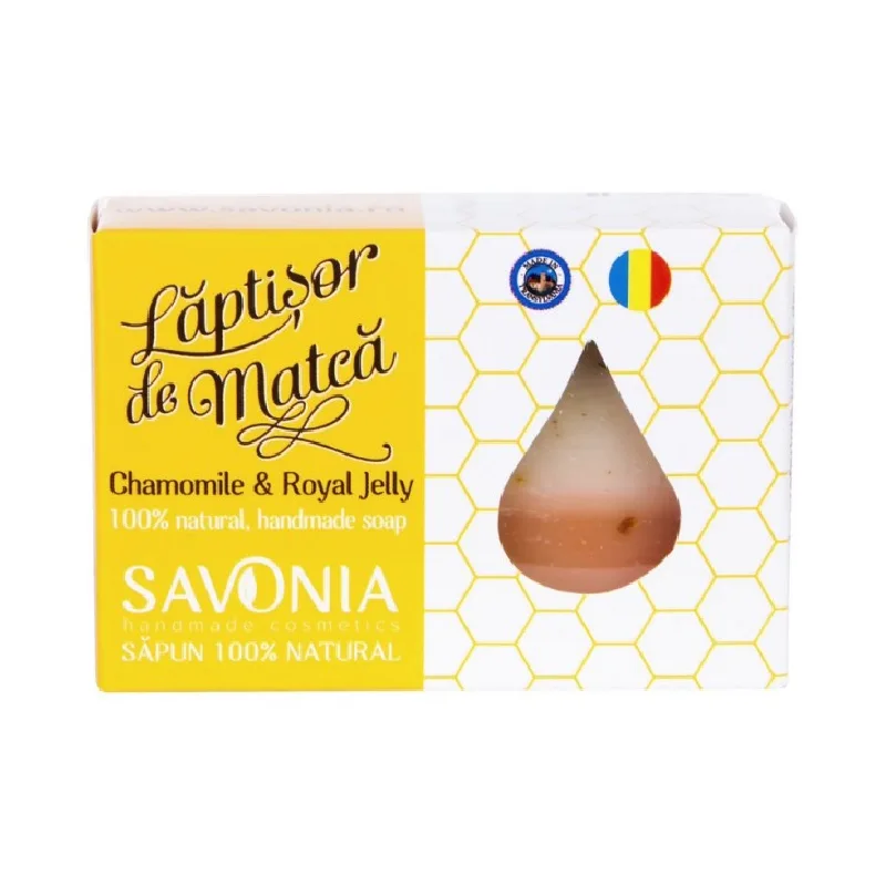 Sapun Natural Musetel si Laptisor de Matca, 90 g, Savonia — preț și oferte