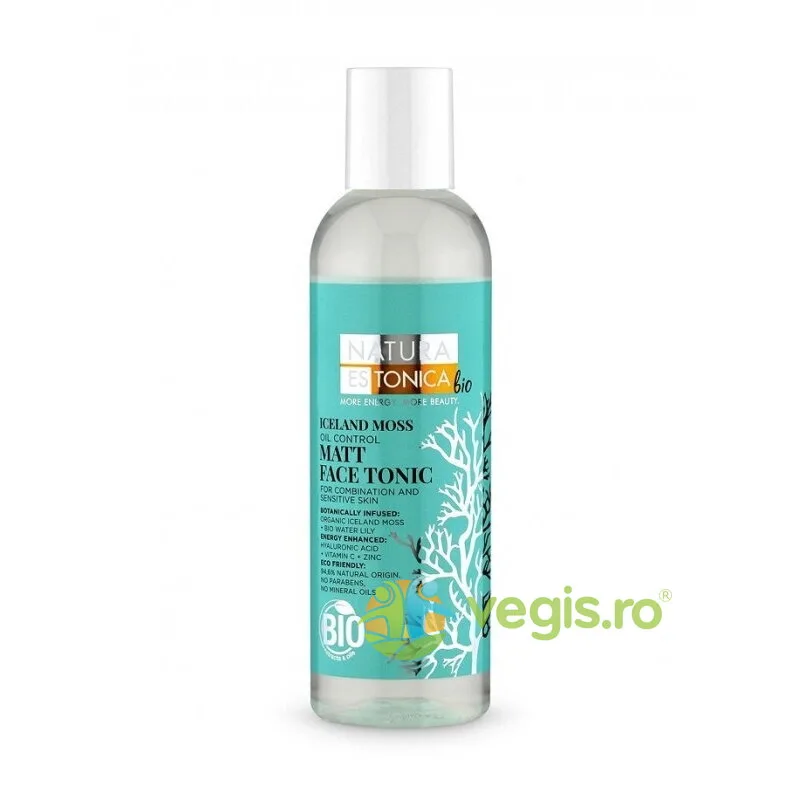 Lotiune Tonica Matifianta pentru Ten Mixt sau Sensibil Iceland Moss 200ml NATURA ESTONICA — preț și oferte