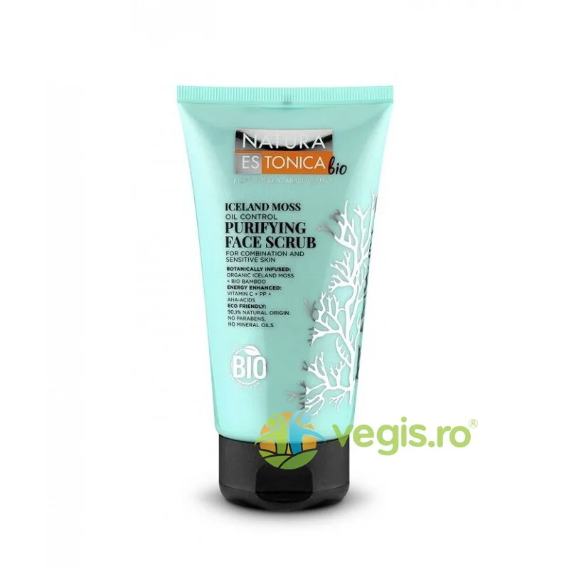 Scrub Purificator pentru Ten Mixt sau Sensibil Iceland Moss 150ml NATURA ESTONICA — preț și oferte