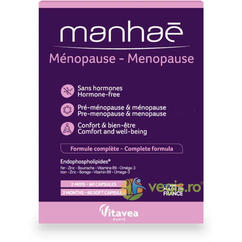 Menopause 60cps moi Vitavea, MANHAE — preț și oferte