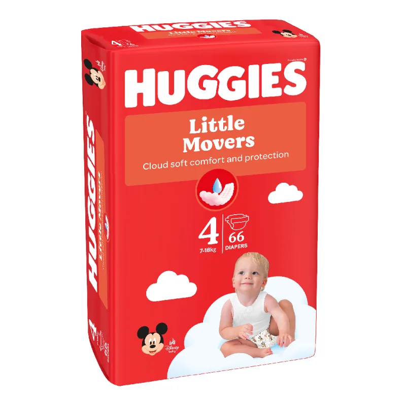 Scutece Ultra Comfort Nr.4, 7-18 kg, 66 bucati, Huggies — preț și oferte
