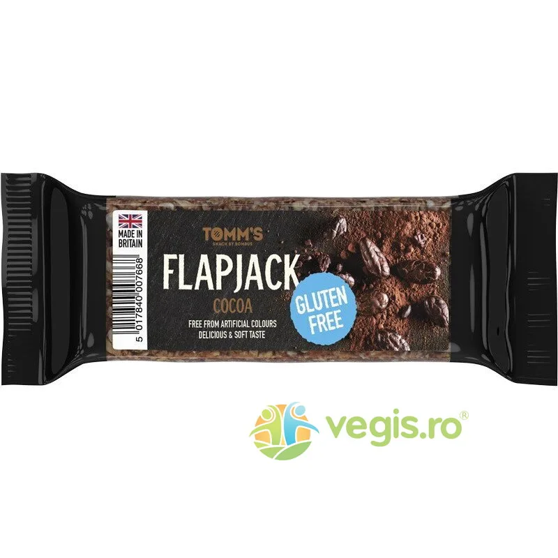 Baton Energizant cu Cacao fara Gluten Flapjack Tomm's 100g BOMBUS — preț și oferte