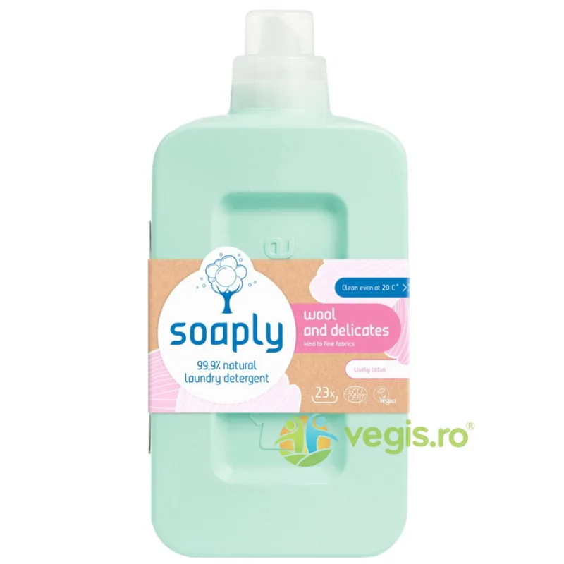 Detergent pentru Lana si Matase cu Parfum de Lotus Lively Lotus 1L SOAPLY — preț și oferte