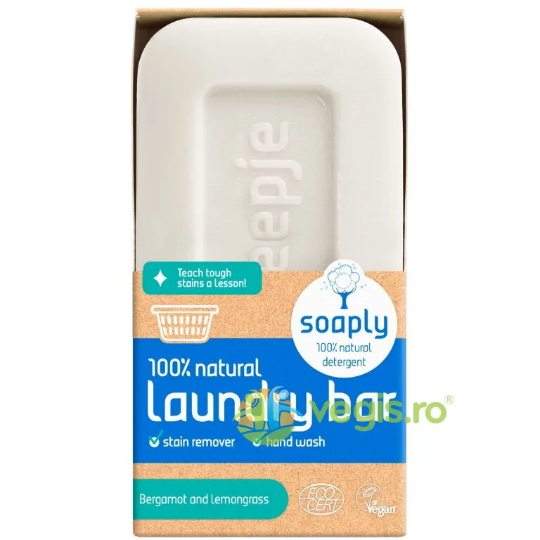 Sapun pentru Rufe cu Parfum de Bergamota si Lemongrass 120g SOAPLY — preț și oferte