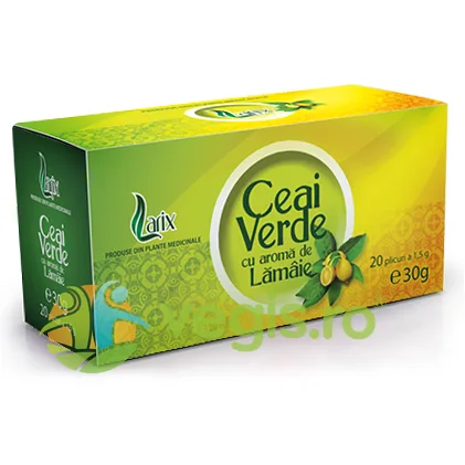 Ceai Verde cu Lamaie 20dz Larix — preț și oferte