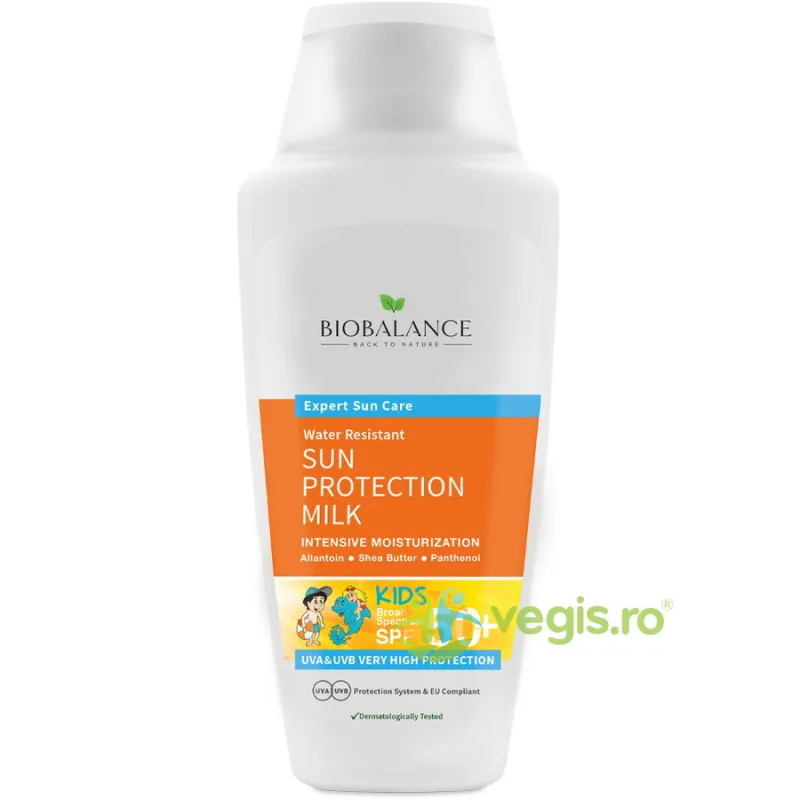 Lapte Protectie Solara pentru Copii SPF50+ cu Protectie foarte Inalta UVA&UVB 150ml BIO BALANCE — preț și oferte