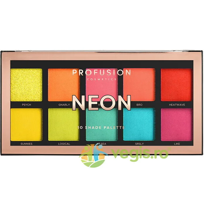 Paleta Farduri 10 Nuante Neon 103g PROFUSION COSMETICS — preț și oferte