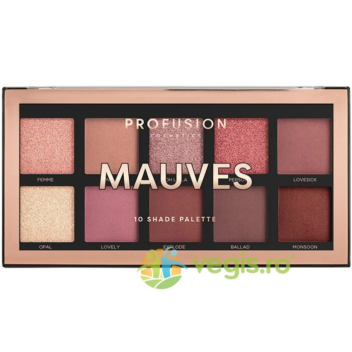Paleta Farduri 10 Nuante Mauves 103g PROFUSION COSMETICS — preț și oferte