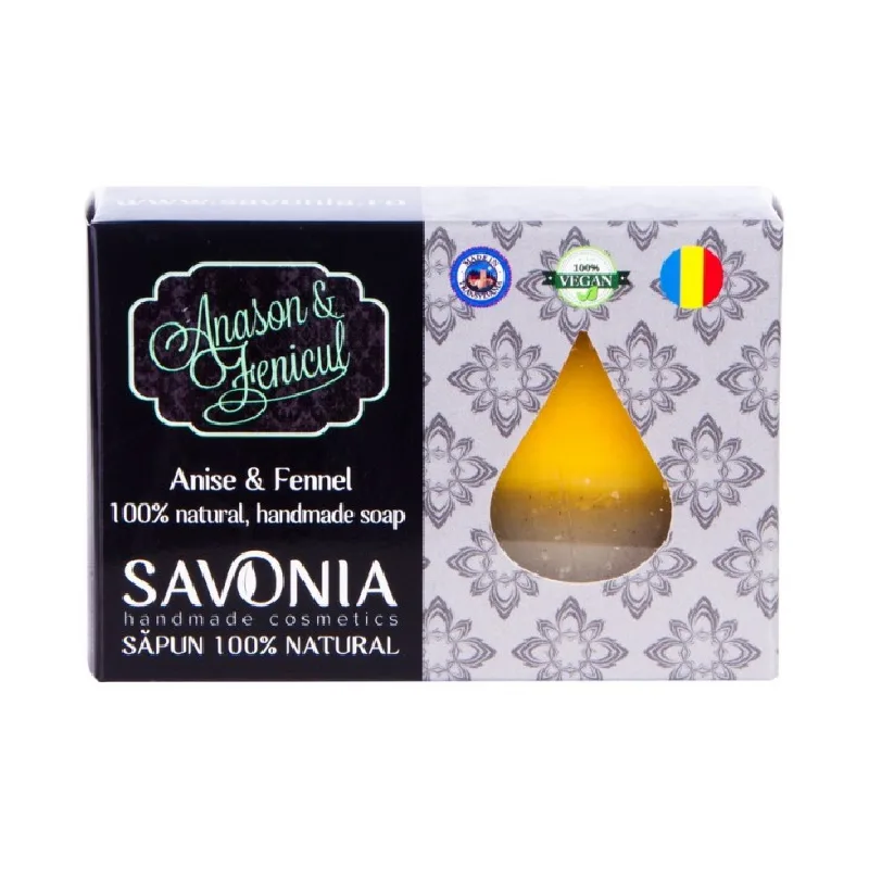 Sapun Natural Anason si Fenicul, 90g, Savonia — preț și oferte