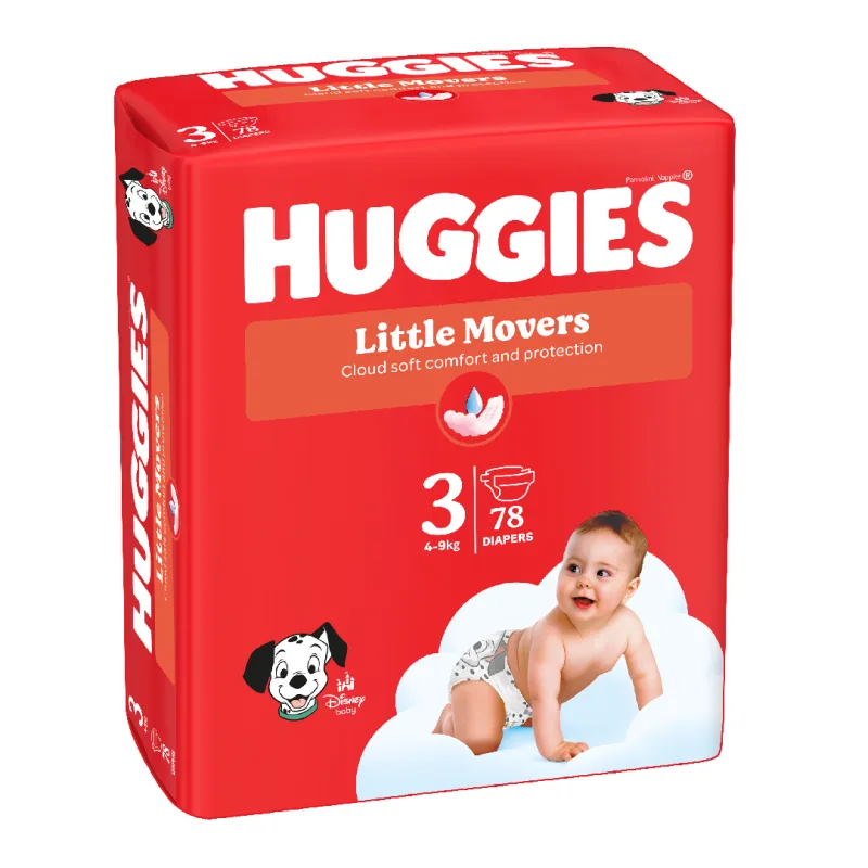 Scutece Ultra Comfort, Nr.3, 4-9kg, 78 bucati, Huggies — preț și oferte