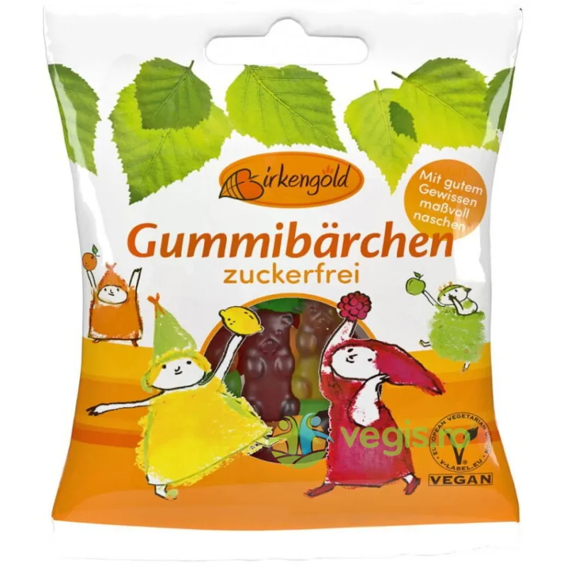 Ursuleti din Fructe fara Zahar 50g BIRKENGOLD — preț și oferte