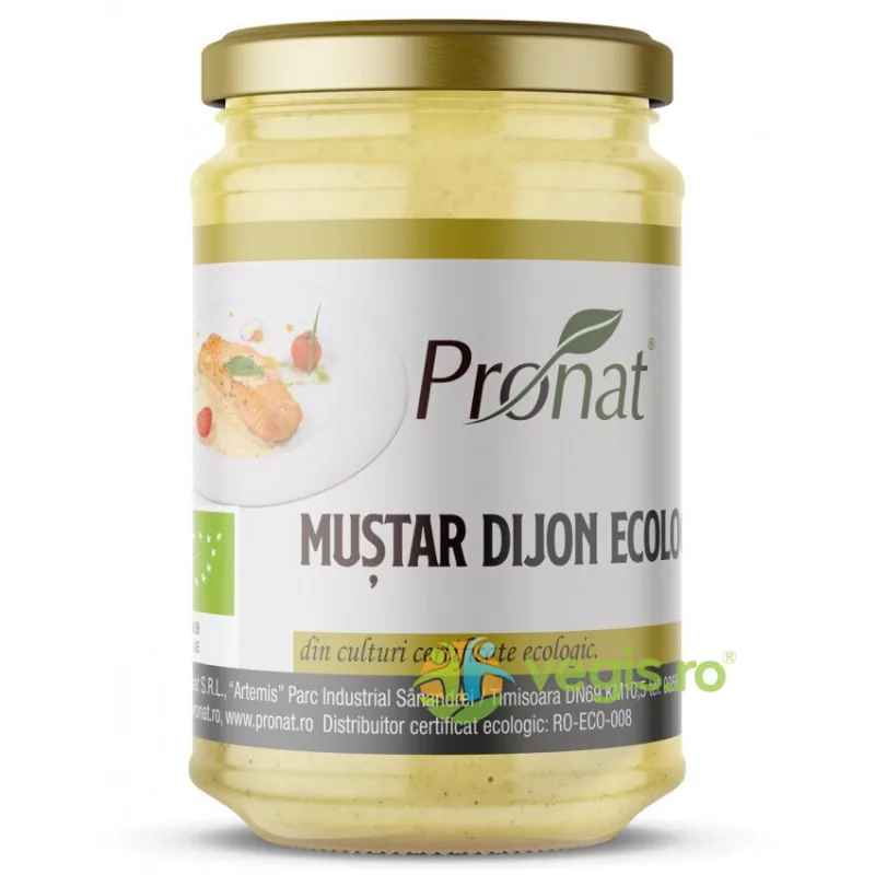 Mustar Dijon Ecologic/Bio 300g PRONAT — preț și oferte
