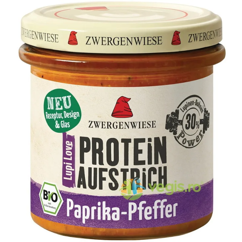 Crema Tartinabila Proteica cu Lupin, Ardei si Piper Ecologica/Bio 135g — preț și oferte