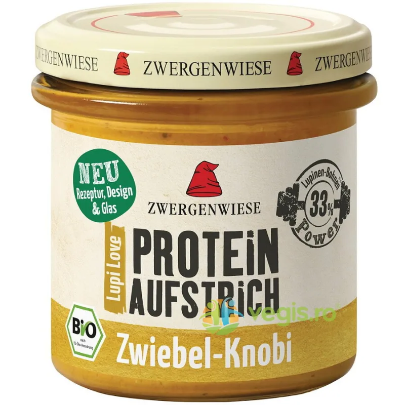 Crema Tartinabila Proteica cu Lupin, Ceapa si Usturoi Ecologica/Bio 135g — preț și oferte