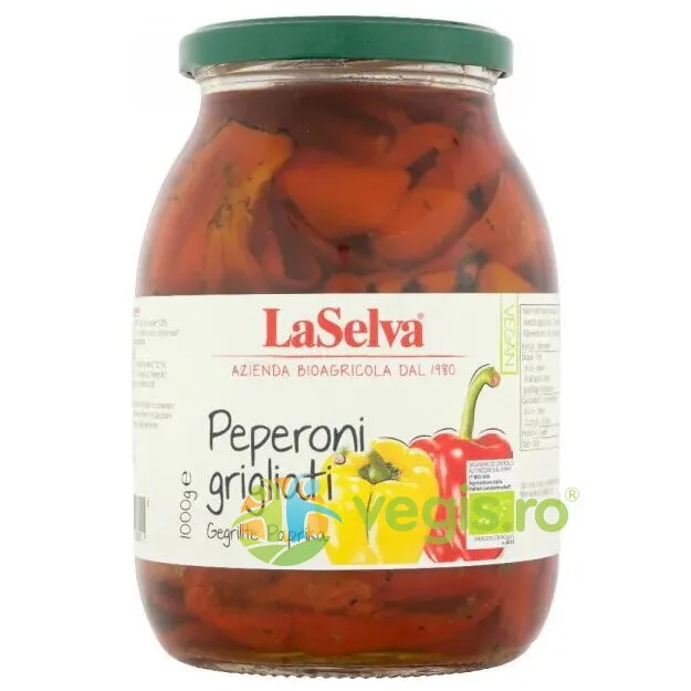 Ardei la Gratar in Ulei Ecologici/Bio 1kg LASELVA — preț și oferte