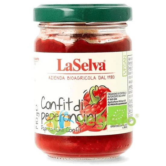 Sos de Ardei Iute Ecologic/Bio 140g LASELVA — preț și oferte