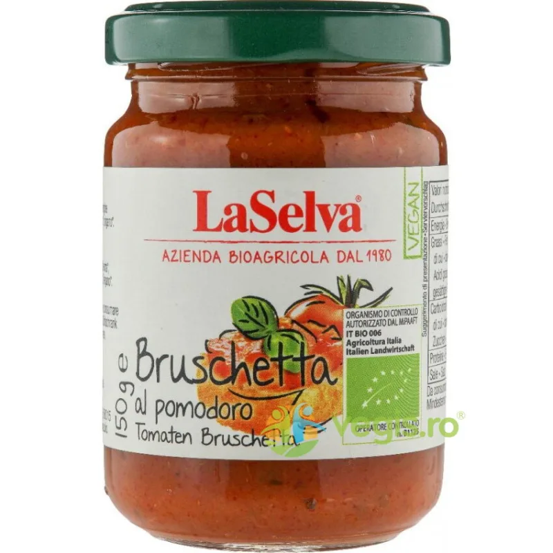 Pasta Bruschetta pe Baza de Rosii Ecologica/Bio 150g LASELVA — preț și oferte