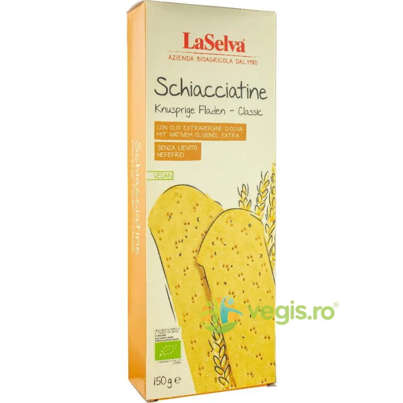 Schiacciatine Clasice Ecologice/Bio 150g LASELVA — preț și oferte