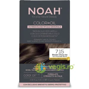 Vopsea de Par Permanenta pe Baza de Ulei 7.15 Blond Ciocolatiu Rece (Ice Chocolate Blond) fara Amoniac 135ml