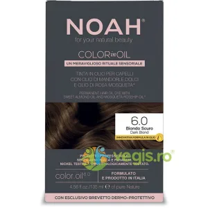 Vopsea de Par Permanenta pe Baza de Ulei 6.0 Blond Inchis (Dark Brown) fara Amoniac 135ml